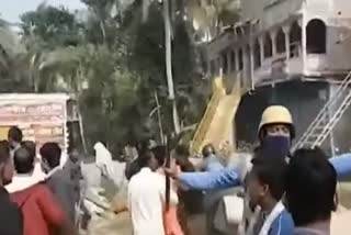 bjp tmc clash in Ramnagar
