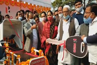 Two-wheeler ambulance service was launched in Bhadrak