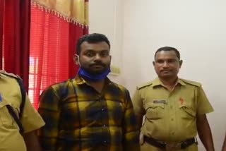 young girl  Man arrested  യുവതിയെ പീഡിപ്പിച്ചു  യുവാവ് അറസ്റ്റില്‍  പാലോട് പവത്തുർ സ്വദേശി ദീപു കൃഷ്ണൻ  നെടുമങ്ങാട് പൊലീസ്