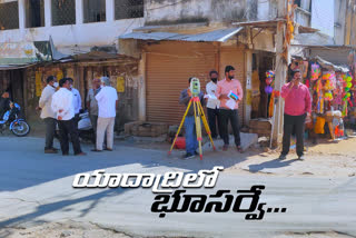 Land Survey in yadagirigutta for 6 lane road