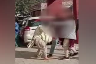 assult on rape victim in Gurgram