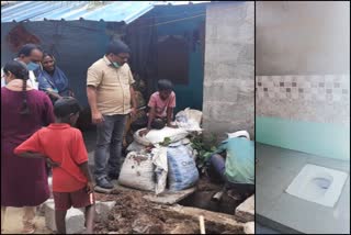 Bellary Zilla panchayath CEO awareness on toilet construction