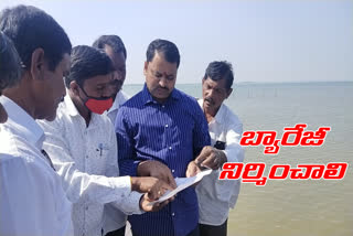 Padayatra for construction of barrage on Krishna river by addanki dayakar in jogulamba gadwal district