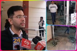 Raghav Chadha says BJP workers attacked Delhi Jal Board headquarter