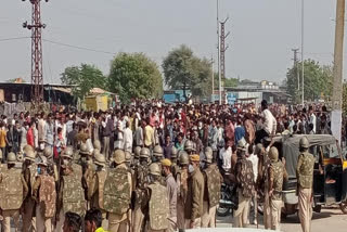 death of the young man in bhilwara, raging mob on the death