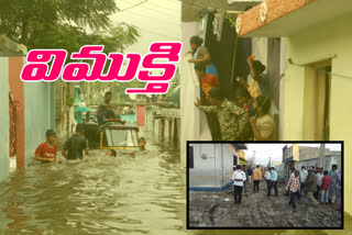 Relief for 350 houses from hyderabad rainstorm