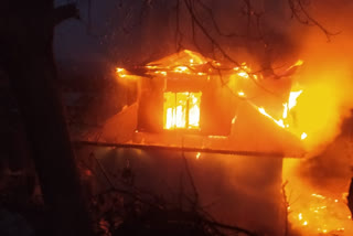 residential house gutted in fire incident in Gool