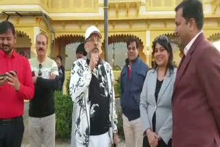 बॉलीवुड स्टार अन्नू कपूर पहुंचे झालावाड़, Bollywood star Annu Kapoor reached Jhalawar