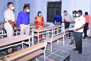 Election vote counting  collector inspect election vote counting center  collector inspect election vote counting center in Ramanathapuram  வாக்கு எண்ணும் மையம்  ராமநாதபுரம் வாக்கு எண்ணும் மையம்  மாவட்ட ஆட்சியர் தினேஷ் பொன்ராஜ் ஆலிவர்  Ramanathapuram District News  ராமநாதபுரம் மாவட்ட செய்திகள்