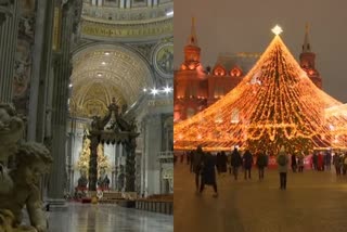 Christmas Eve after Russia lifted lockdown restrictions for the festive period