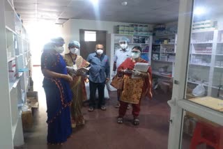 Inspections by Vigilance and Enforcement Officers at covid Hospitals in vishakapatnam