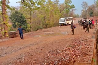 The three police personnel were drawn from the District Reserve Guards and were involved in anti-Naxal operations in jungles