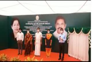 CM Edapadi Palanisamy Opening Chengalpattu 6 way road project