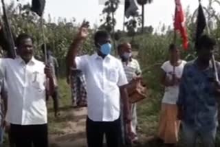 Farmers Protest in Cuddalore