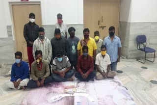 Gamblers arrest in Hyderabad 