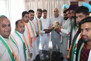 Many workers joined Haryana Congress