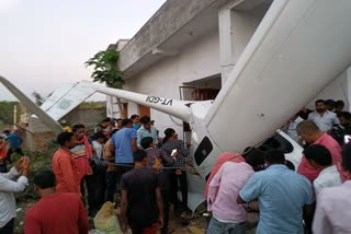 Glider Crashes at Dhanbad