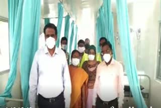 district collector inspection in new coronavirus special ward