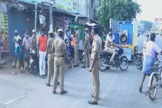 Police confiscated open vehicles around the outside