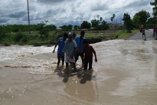 Villagers preparing for protest condemning the authorities for refusing to help!