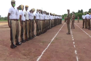 rehearsal for the Independence Day event was held at Namakkal