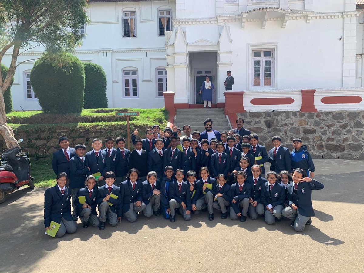 ramcharan visit childhood school