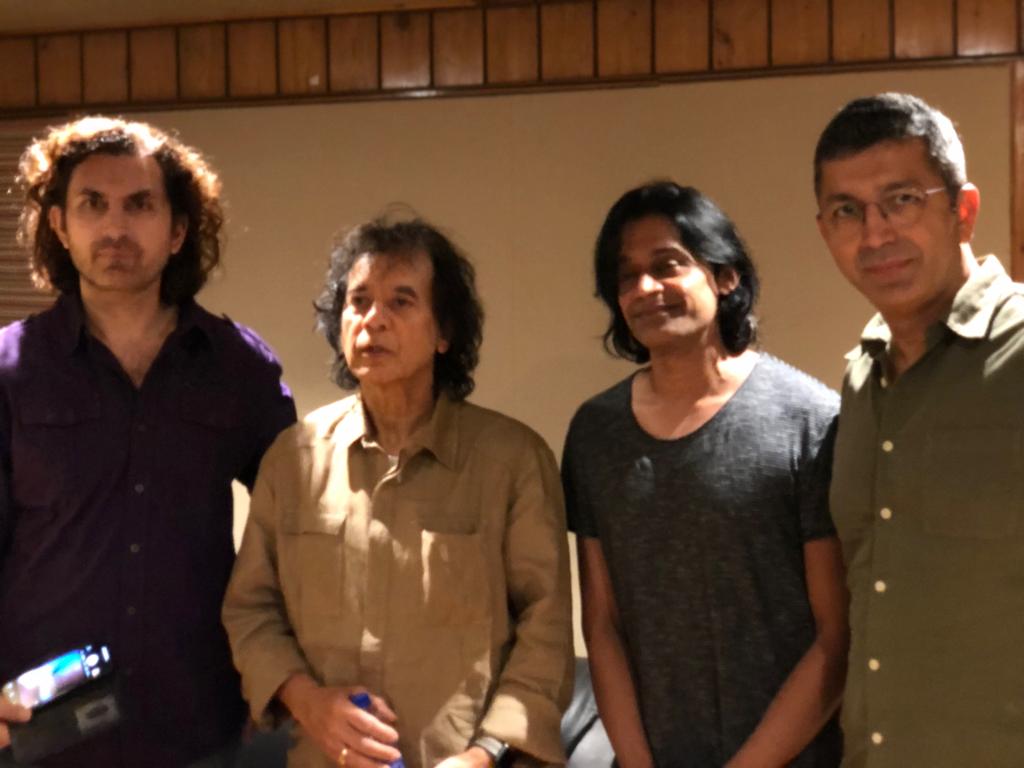 Music maestros in one frame for kumal kohali Ramyug film