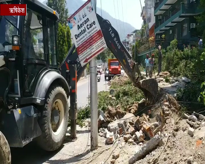 widening of NH-58 work started in rishikesh