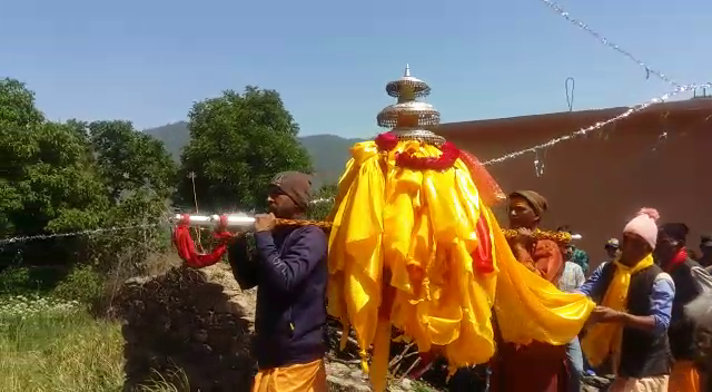 tungnath doli depart for tungnath dham in rudraprayag