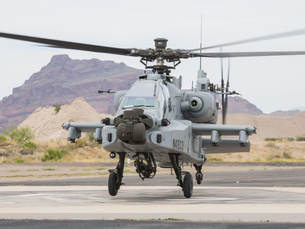 Apache Guardian attack helicopter  അപ്പാഷെ  അരിസോണ  ഇന്ത്യന്‍ വ്യോമസേന  Indian Air Force  USA  India