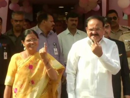 venkaiah naidu after voting