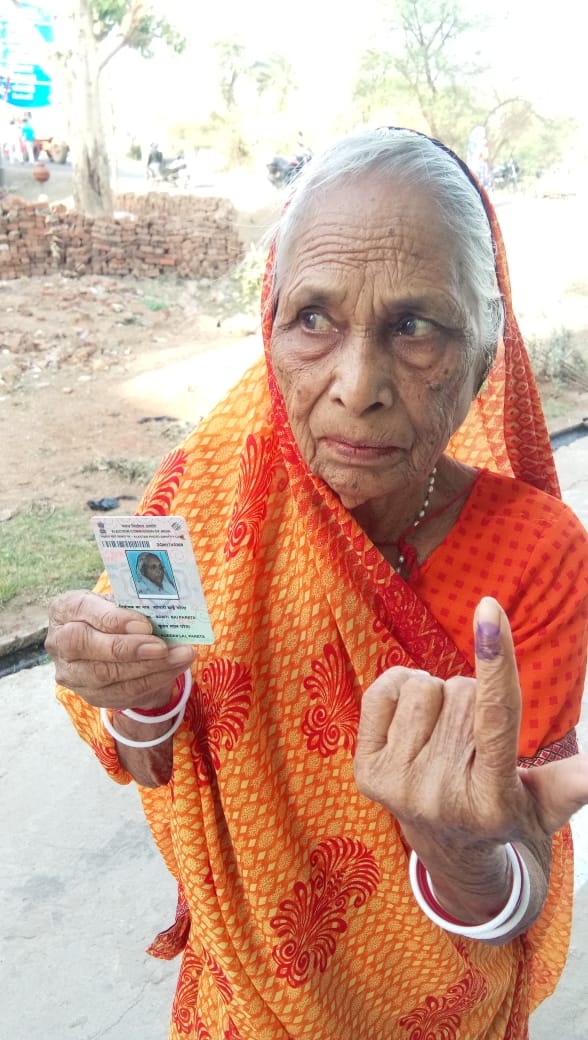 SHANTI BAI CASTS VOTED