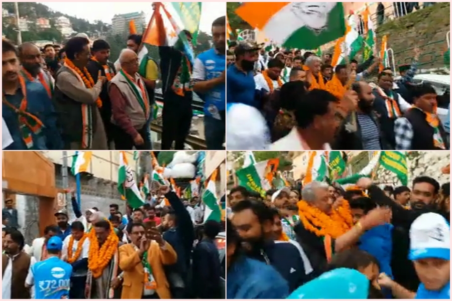 CONGRESS ROAD SHOW IN SHIMLA