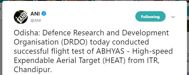 etvbharat drdo