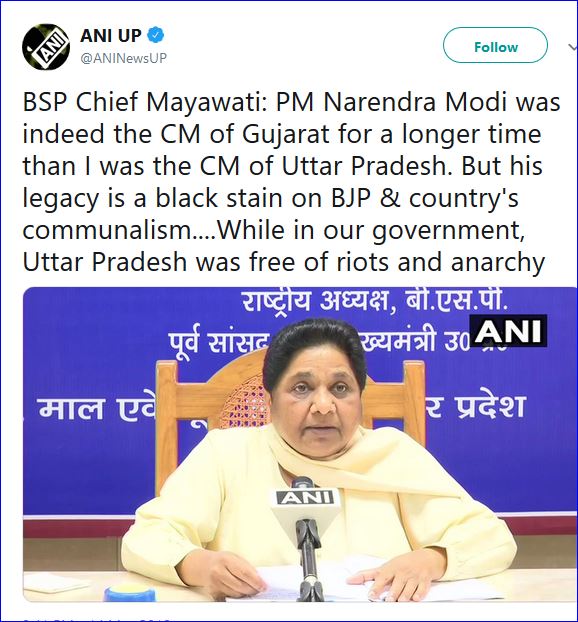 tweet mayawati