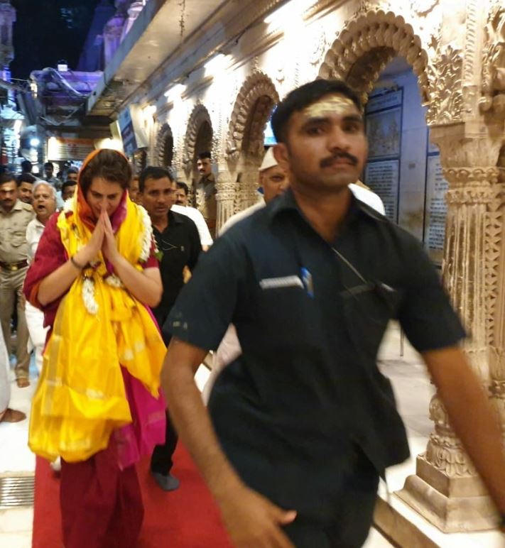 priyanka in varanasi