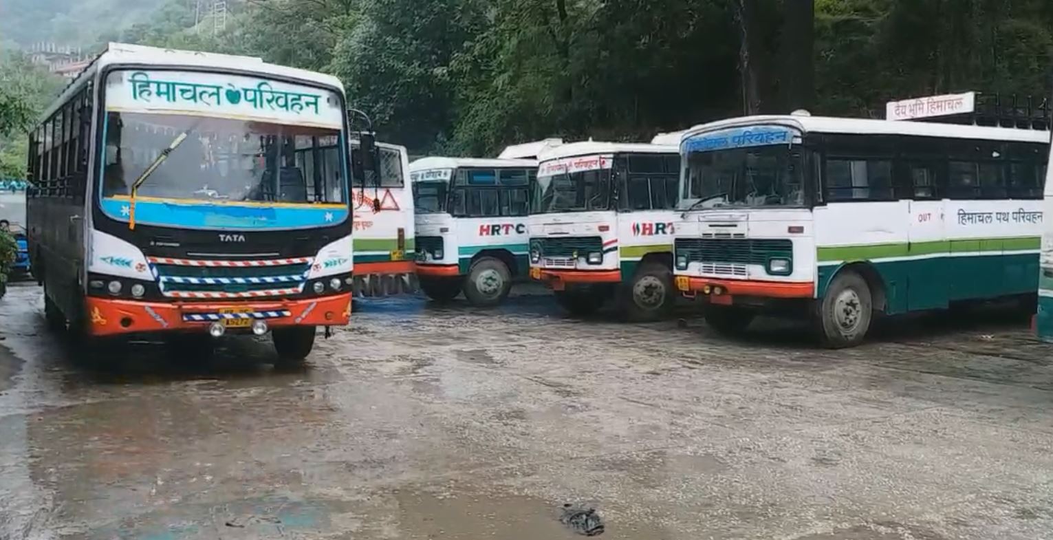 Rampur depot buses