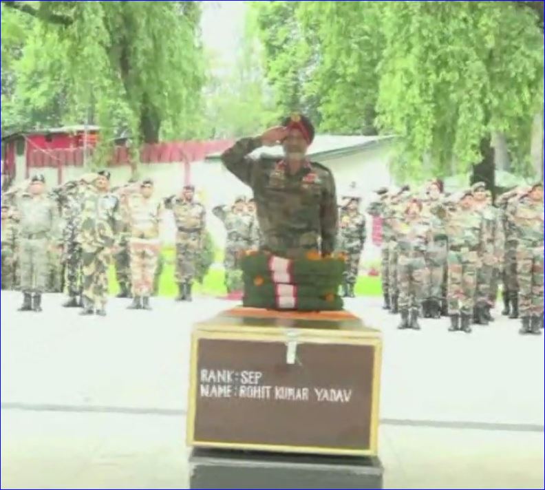 martyr sepoy rohit in shopian