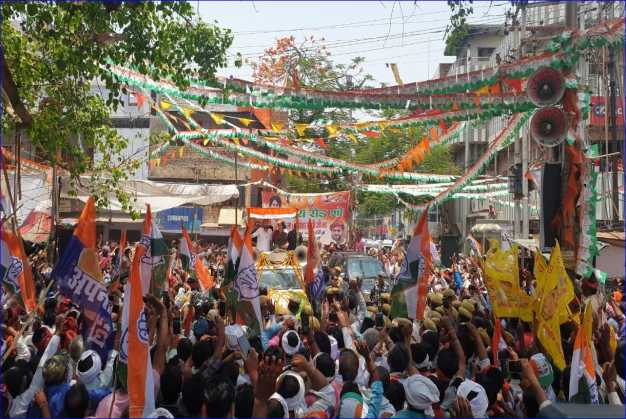 પ્રિયંકા ગાંધીની રેલી ( મિર્ઝાપુર)