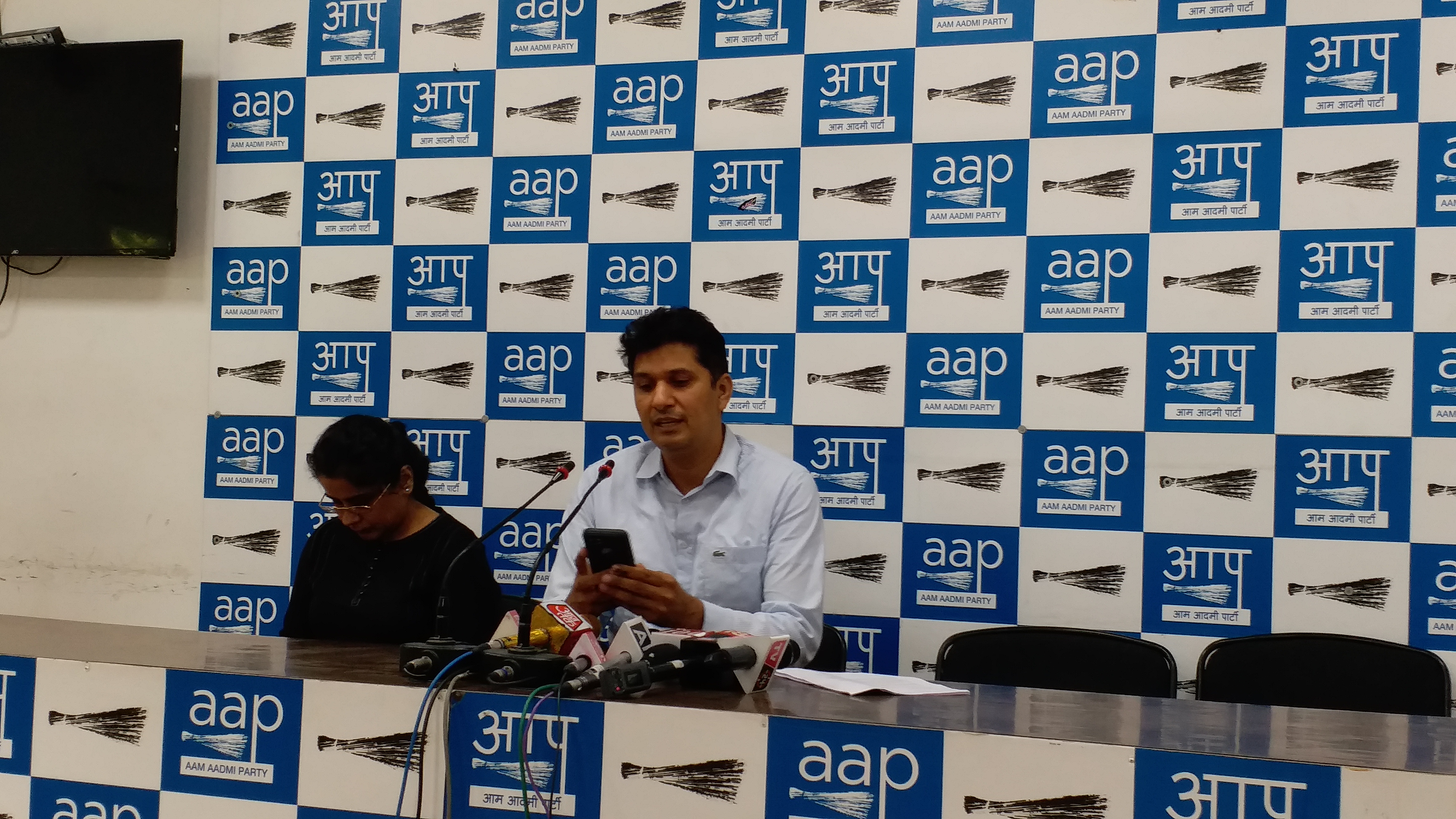 AAP Spokesperson saurabh bhardwaj attack on BJP