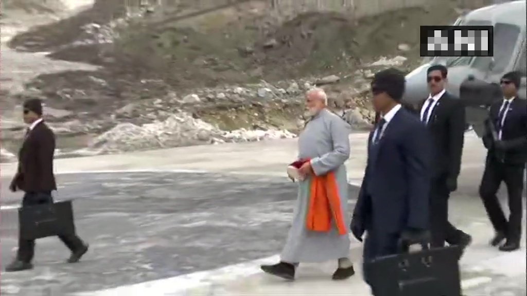 PM Modi arrives at Kedarnath