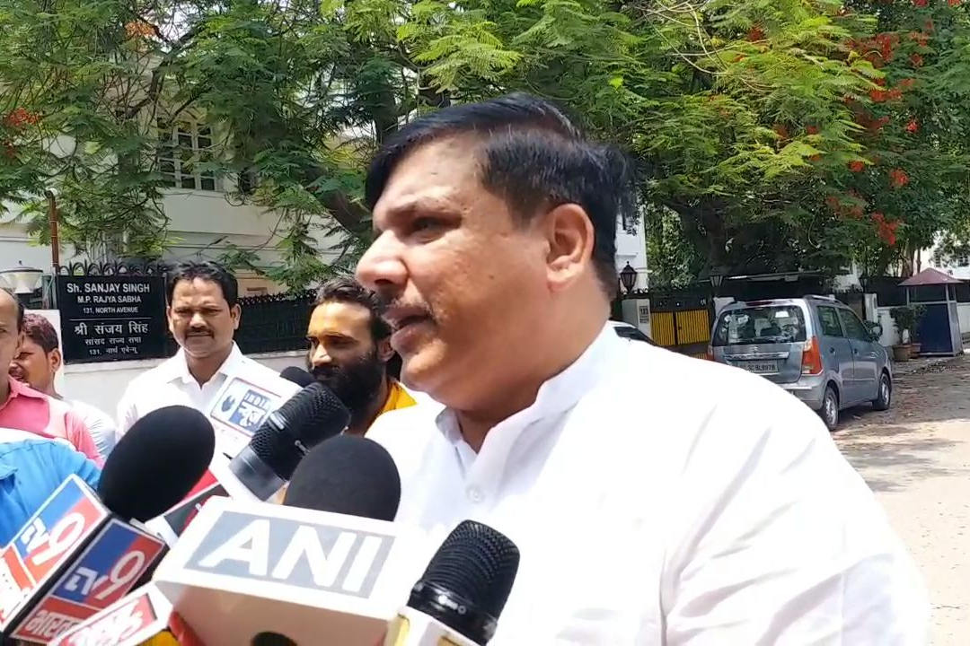 Sanjay Singh attack on bjp over Election Commission