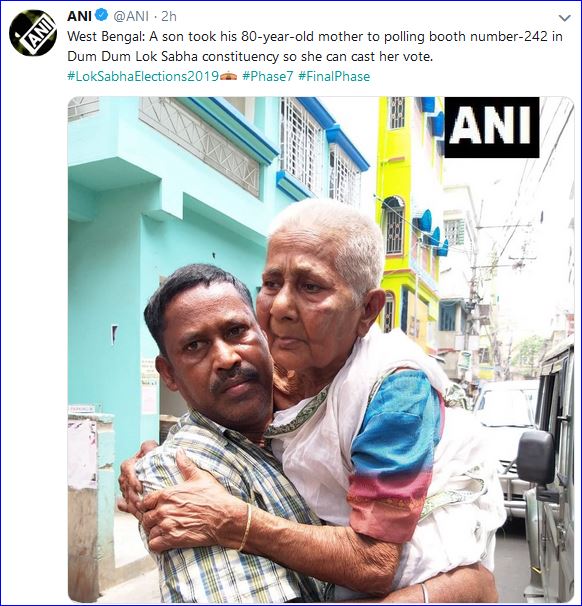 old age voter in west bengal