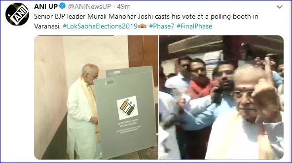 murli manohar joshi votes