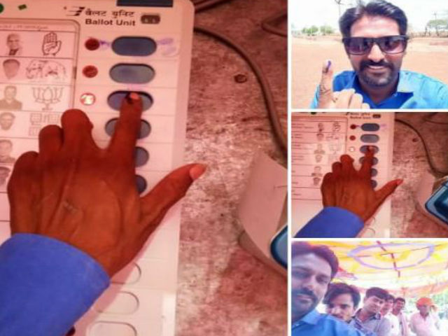 bjym-district-vice-president-photo-viral-during-voting-vote