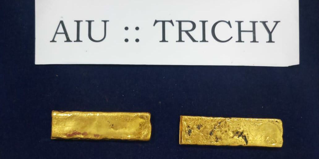 trichy airport, gold seized