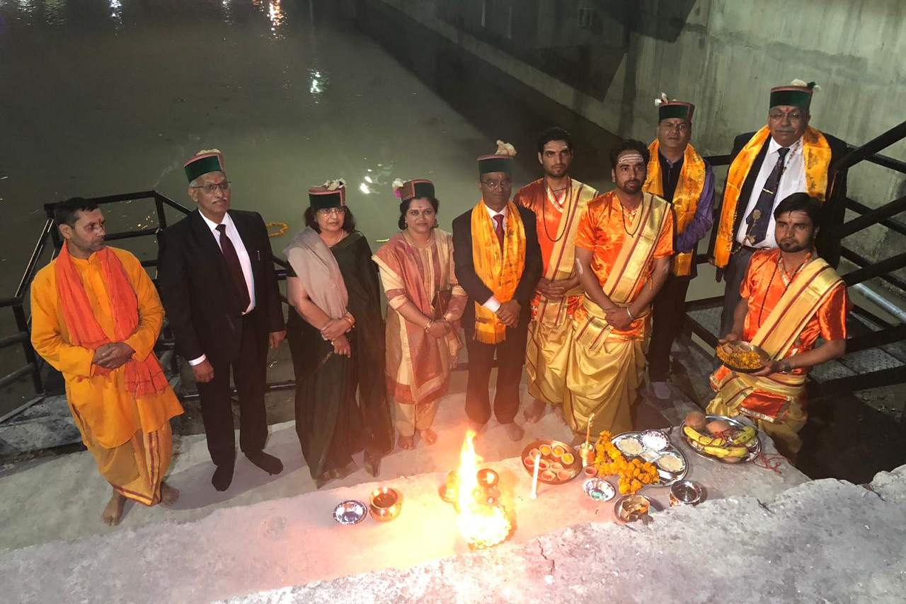 NJPC offered prayers to sutlej river