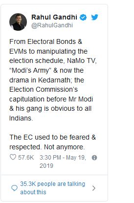 namo tv, quietly, air, lok sabha, elections, end