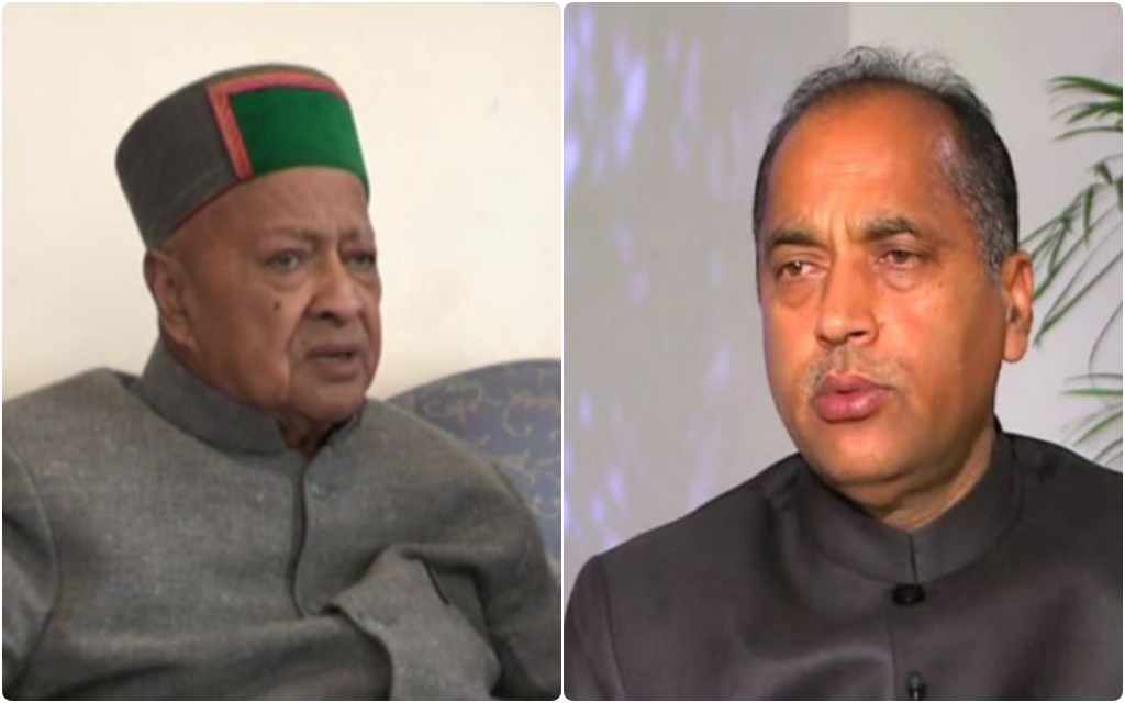 virbhadra singh and CM jairam thakur