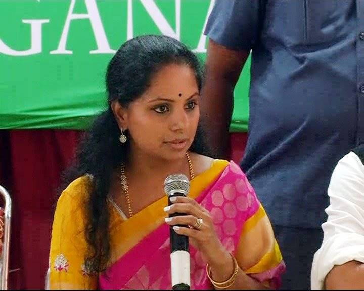 TRS candidate from Nizamabad K Kavitha